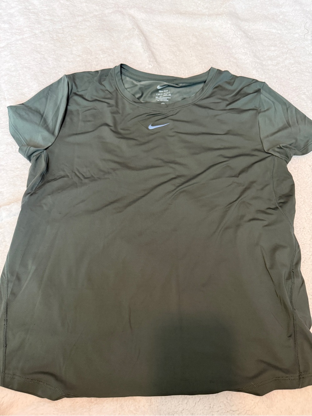 Nike Women’s Short Sleeve Performance Tee - Olive Green